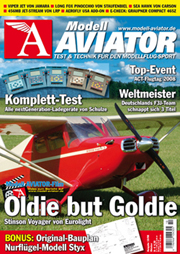 Modell AVIATOR Ausgabe 10/2008