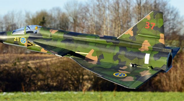 Saab Viggen als Depron-Eigenbau