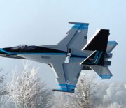 Pusher-Jet der F/A-18E XXL „Maverick“ aus Depron