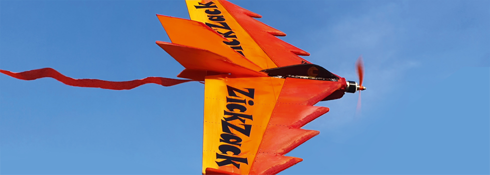 ZickZack – Schneller Combat-Nurflügel aus Depron