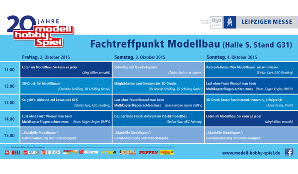 Fachtreffpunkt Modellbau in Leipzig