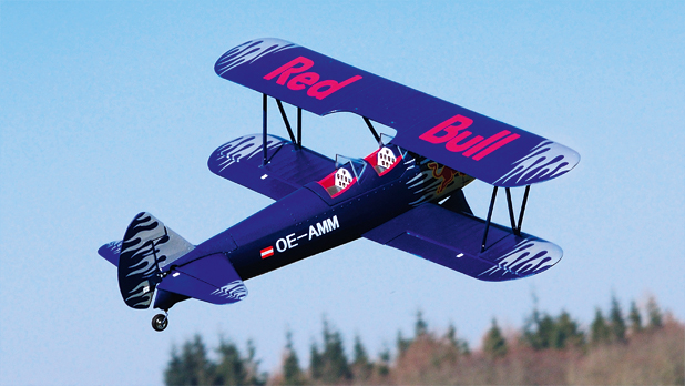 Red Bull PT-17 Stearman von Hobbico