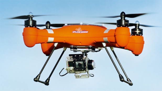 Wasserfest, Kameraträger, Rettungs-Drohne