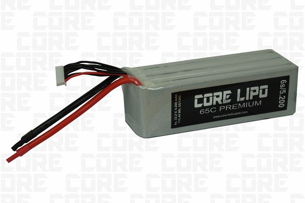 LiPo-Akkus 65C Premium von CORE Helicopter